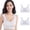 Gray bras, variant on pimelu Bras for Women Sports Bras for Women Seamless Lightly Lined Wireless Bras Elder 2pcs Breathable Comfort Stretchy Plus Size Push up Yoga Bralettes Women's Sports Bras