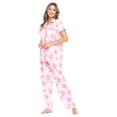 thumbnail image 2 of Casual Nights Women's Short Sleeve Floral Pajama Set, 2 of 5