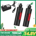 thumbnail image 1 of 7000mAh para Dai-wa Carrete de Pesca Eléctrico 2xbattery+cargador Tanacom 1000 LB 200J, 1 of 7