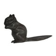 thumbnail image 3 of yotijay Cast Iron Door Stopper 7.28x3.74" Bedroom Rustic Squirrel Sculpture Doorstop, 3 of 9