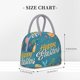 thumbnail image 2 of Fotbe Happy Easter Bolsa de Almuerzo con Estampado, Lonchera Aislada, Contenedor de Comida Reutilizable Tipo Cooler a Prueba de Fugas, 2 of 6