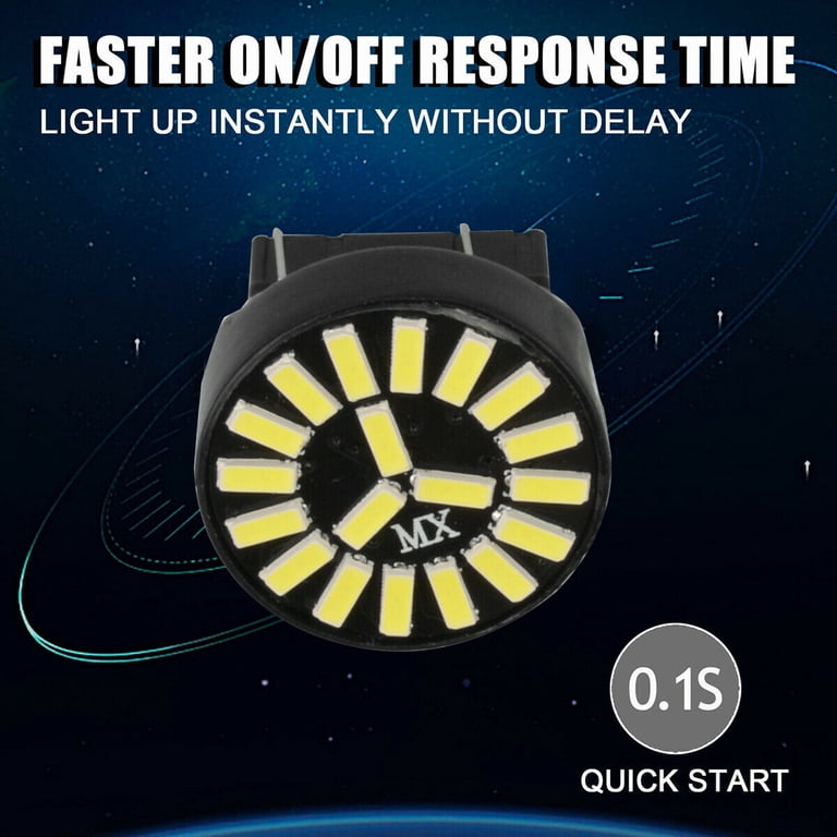 AUTOONE 3157 3156 LED DRL Driving Daytime Running Light Bulb 6500K