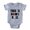 Heather Grey, variant on CafePress - Baseball How I Roll - Cute Infant Baby Football Bodysuit