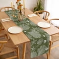 thumbnail image 3 of Table Runner 72 Inches Long for Kitchen Dining, Sage Green Coastal Dresser Scarf Farmhouse, Dining Table Decorations for Wedding/Parties, Starfish Coral Summer Beach Ocean 18 x 72 In, 3 of 8