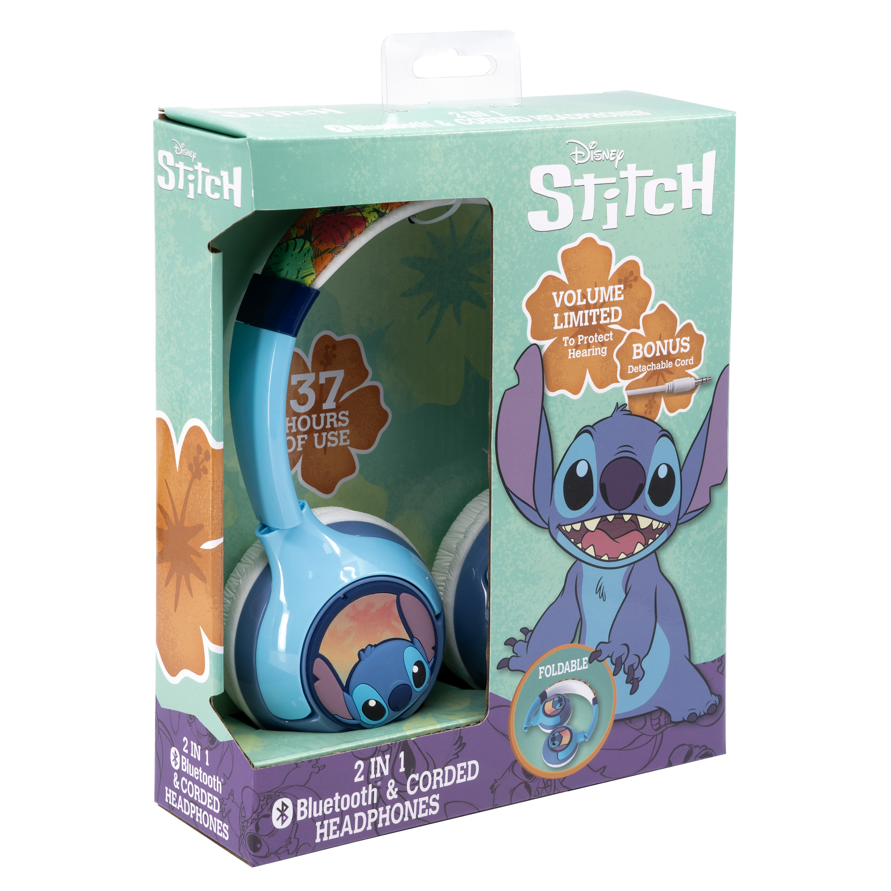 eKids Disney Lilo & Stitch Bluetooth Headphones for Kids photo 1