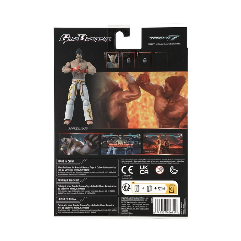  Bandai Tekken 40671 Kazuya Mishima Game Dimensions Action  Figure 17 cm : Toys & Games
