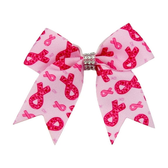 Pink Bow Hair Clip for Breast Cancer Awareness, Stylish for Women and Girls, Perfect for Support Events or Everyday Fashion