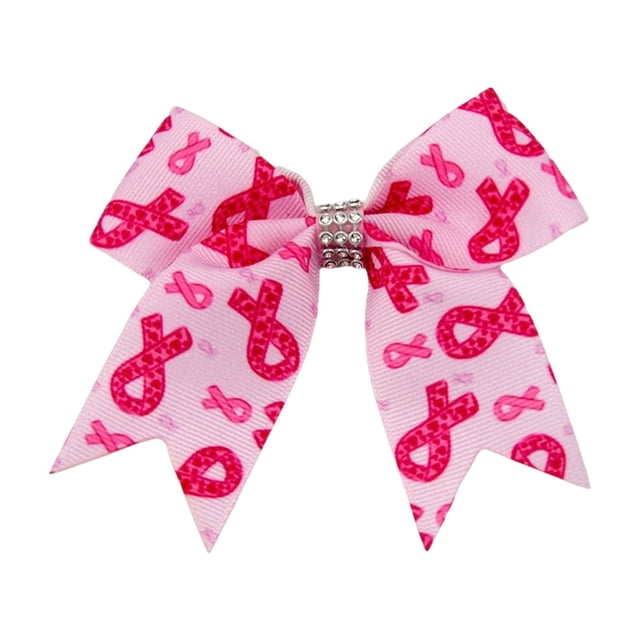 Pinza para el cabello con lazo rosa, diseño de lazo, accesorio para el cabello con lazo rosa, regalo inspirador, símbolo de aliento, recordatorio de fuerza y esperanza.