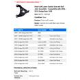thumbnail image 2 of Front Left Lower Control Arm and Ball Joint Assembly - Compatible with 2006 - 2010 Dodge Ram 1500 2007 2008 2009, 2 of 2