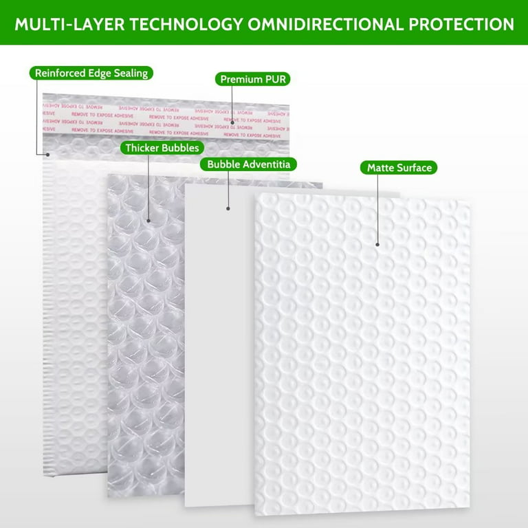 Bubble Mailers 6*10 200pcs, Padded Envelopes Mailers