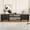 Black, variant on GVN Modern Large TV Stand for 70 Inch TVs with Storage Open Shelves, Media Console Entertainment Center for Living Room, Walnut