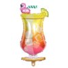 Supershape Cocktail Glass Drink Luau Trcal Helium Foil Balloon Party Supplies