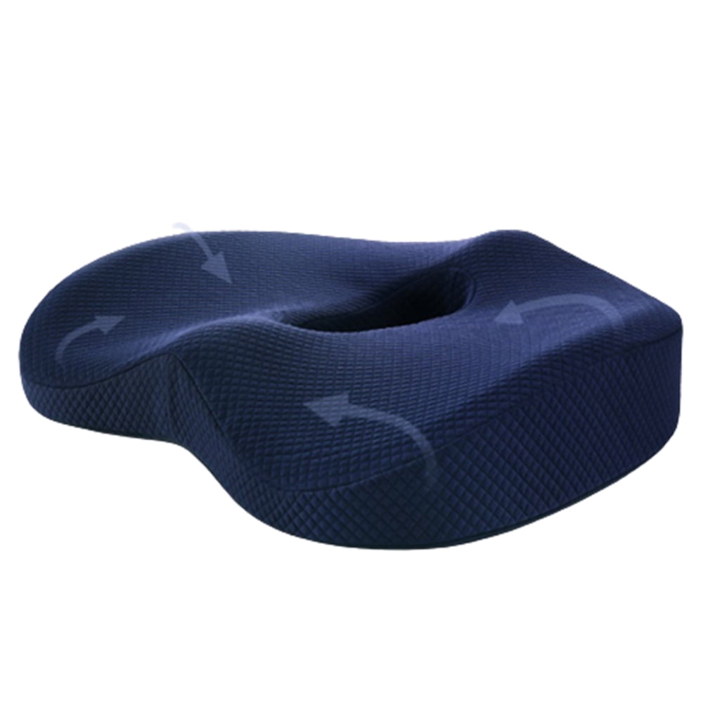 Memory Foam Seat Cushion Orthopedic Pillow Office Chair Cushion Support  Waist Back Pillow Car Seat Hip Massage Pad Sets - AliExpress