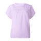 thumbnail image 3 of Gibobby Camiseta de manga corta para mujer Top camiseta para mujer Top suelto moda fiesta encaje(Morado,XL), 3 of 5