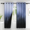 thumbnail image 2 of Lfeey Misty Woods Blackout Curtains, Set of 2, Room Darkening for Bedroom, Halloween, 42x84 inches, 2 of 6