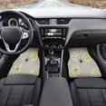 thumbnail image 3 of Ginkgo Leaf Sketch And Watercolor Pattern Car Foot Mats Universal Car Foot Mats Carpet 4 Pieces Dirty Resistant Front And Rear Mats Set Car Accessories, 3 of 5