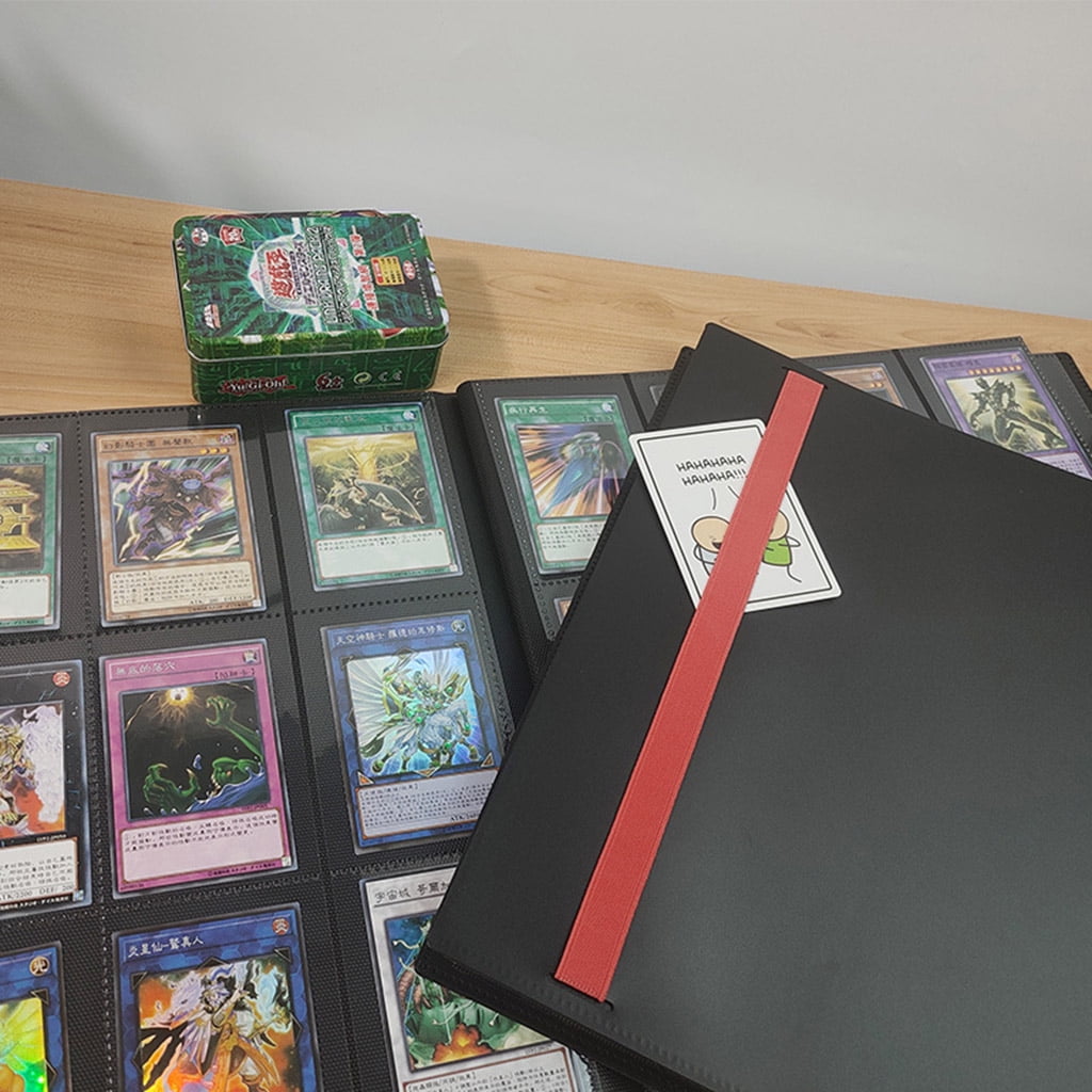 Card Pocket Binder Put Up to 480 Cards Various Game Cards Album Large Capacity