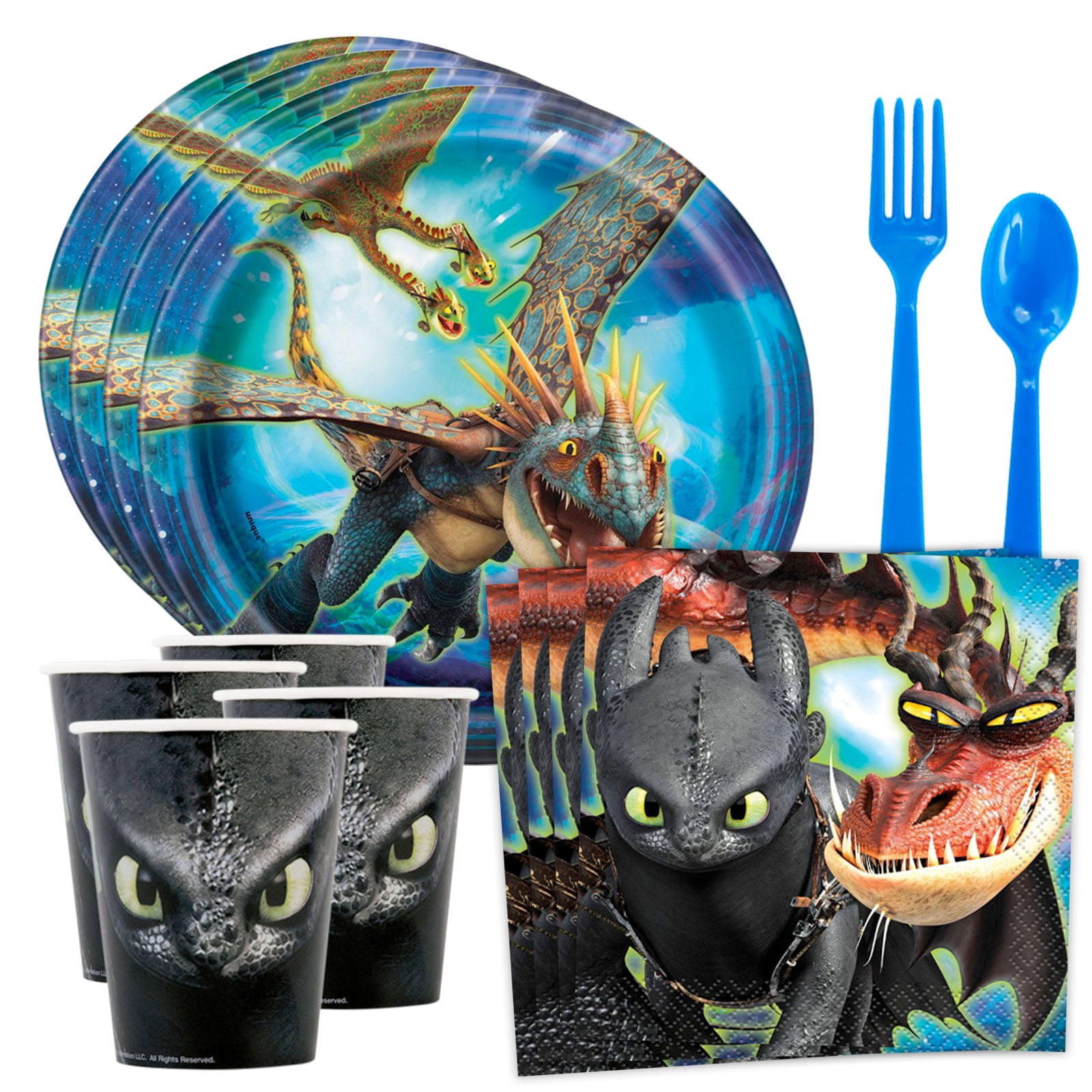 How to Train Your Dragon 3 Standard Tableware Kit (Serves