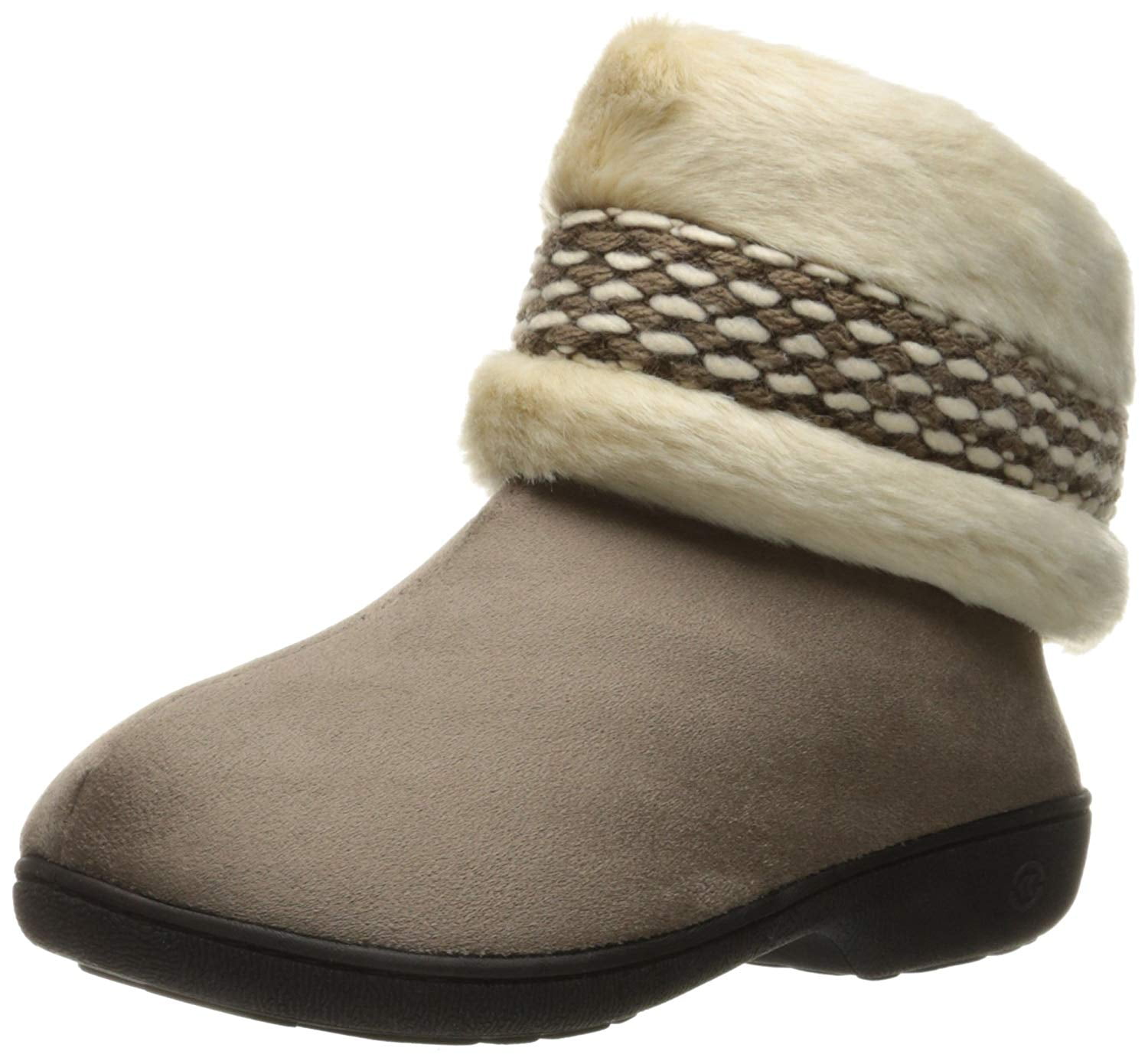 women's isotoner recycled microsuede mallory boot slipper