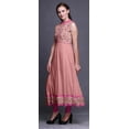 thumbnail image 3 of Bimba Peach Stripe Indian Kurtis For Women Solid Readymade Anarkali Dress Printed Indian Kurti XX-Large, 3 of 6