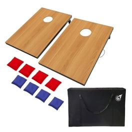 Skip's Garage Raven on a Tree White Solid Wood Cornhole Board Set 