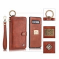 thumbnail image 2 of Dteck Samsung Galaxy S10 Case,Multifunction Premium PU Leather Card Slot Wallet Cover For Samsung Galaxy S10,Brown, 2 of 10
