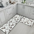 thumbnail image 3 of Rooster Kitchen Rugs and Mats Non Skid Washable Set of 2, Vintage Chicken Hen Kitchen Mats for Floor, Country Farm Kitchen Runner Rug, Rustic Kitchen Decor, 3 of 6