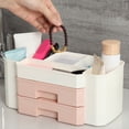 thumbnail image 3 of Organizador de Maquillaje Estuche de Cosméticos para Joyería Accesorios para el Cabello Producto de Belleza para el Cuidado Piel Organizador Caja Almacenamiento Maquillaje, Rosa, 3 of 5