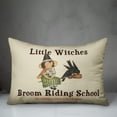 thumbnail image 3 of Creative Products Lil Witch Broom Riding School 14x20 Spun Poly Pillow, 3 of 3