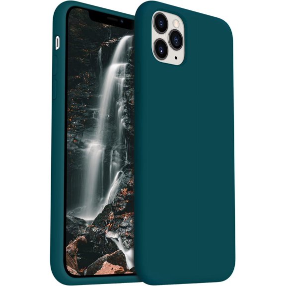 Compatible with iPhone 11 Pro Max Cases,Premium Silicone [Military Drop Protection] & [Anti-Scratch Soft Microfiber Lining] Slim Shockproof Phone Case for iPhone 11 Pro Max, 6.5 inch, Teal