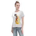 thumbnail image 4 of T-Shirt Basique à Manches Courtes pour Femmes Dragon Ball Wukong, 4 of 6