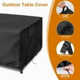 thumbnail image 2 of Kingling Outdoor Table Cover Square, 42 inch Square Patio Table Cover, Waterproof Small Table Cover Outdoor Patio Furniture Cover - 42'' x 42'' x 28'', 2 of 6