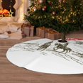 thumbnail image 6 of Picia Cowboys Riding A Horse Near A Tree Print Christmas Tree Skirt , Christmas Tree Skirt Ornaments for Merry Christmas Holiday Party Decorations Indoor Outdoor-48", 6 of 7