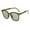 Green, variant on Cuekondy Glasses Trendy Sunglasses For Women Man Polarized Foldable Round Chic Retro Sun Glasses