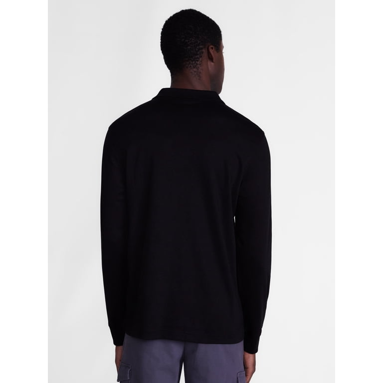 George Men's Interlock Polo Shirt with Long Sleeves photo 3