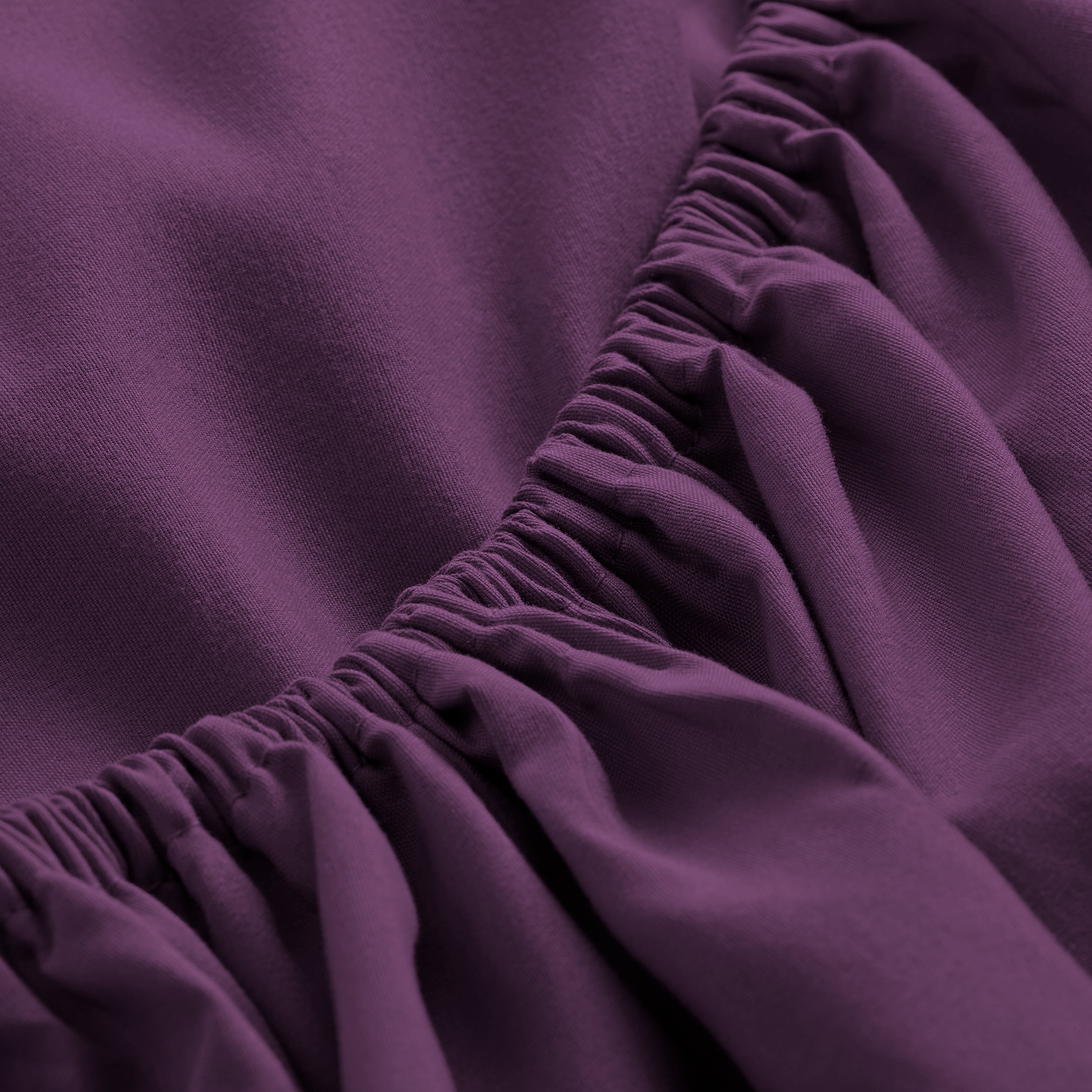 Bare Home Microfiber 5-Piece Plum and Plum Bed in a Bag, Twin
