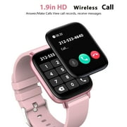 SOUYIE Smart Watches for Women Men for Android IPhone, 1.9'' Fitness Tracker with Bluetooth Call/Answer, IP67 Waterproof Smartwatch With AI Voice Assistant