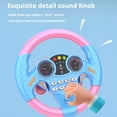 thumbnail image 2 of Volant Jouet Électrique pour Enfants AssortedColor, Jouet de Jeu de Rôle avec Effets Sonores, Jouets de Simulation, Volant de Simulation de Voiture AssortedColor pour Enfants avec Couleurs Vibrantes, Jouets de Volant ABS, 2 of 9