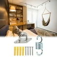 thumbnail image 3 of Stainless Steel Ceiling Hanging Kit, Swing Hanger Set Burr Free  To Use    For Swings For Hammock, 3 of 8
