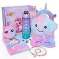thumbnail image 1 of Set de regalo de unicornio Cherry Tale con almohada de estrella iluminada para niñas de 6 a 8 años, 1 of 6