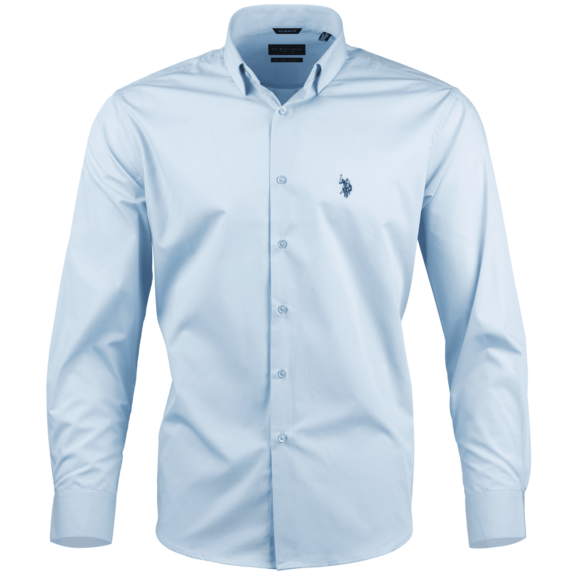 U.S. Polo Assn. Mens Dress Shirt Regular Fit Long Sleeve Button Down