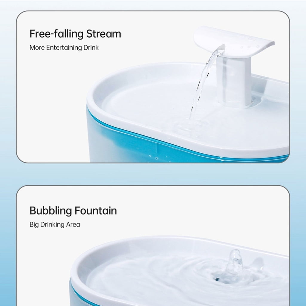 Miiottaa Dogs Cats Automatic Water Dispenser Indoor Water Dispenser Translucence Viewable