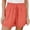 Watermelon Red, variant on Aayomet Womens Shorts Summer Elastic Waist Casual Shorts Lightweight with Pockets,Beige XL