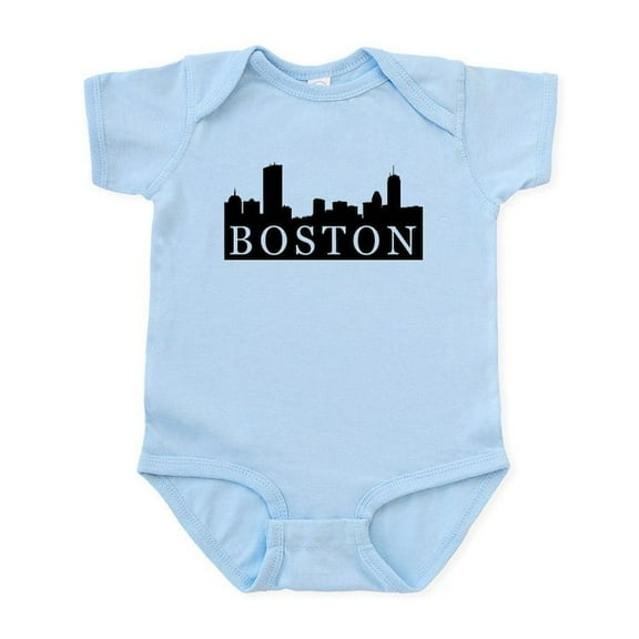 CafePress - Boston Skyline Infant Bodysuit - Baby Light Bodysuit, Size Newborn - 24 Months