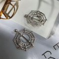 thumbnail image 4 of 14G Spider Web Nipple Rings for Women Gothic Halloween Nipplerings Barbell Nipple Piercing Shield for Holiday Halloween Costume Accessory Body Piercing Jewelry, 4 of 5