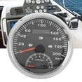 thumbnail image 4 of Speed Gauge, Stainless Steel Ultra Wide Working Voltage 85Mm Speedometer  For Motorcycles Ships For Trucks Buses Automobiles, 4 of 8