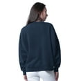 thumbnail image 2 of Women's G-III 4Her by Carl Banks Navy New England Patriots Oversized Feud Sweatshirt, 2 of 2