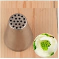 thumbnail image 2 of Russian Nozzle Piping Tip Stainless Steel by Chef Collection 1, O7A, 2 of 2