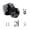black, variant on Wireless WiFi Indoor Security Camera with HD Wide-Angle View Night Vision Mobile App Remote Monitoring Black 1-Pack
