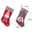 thumbnail image 4 of Calcetín navideño grande sin rostro para hombre mayor decoración navideña muñeco de hombre del bosque nórdico calcetín rojo bolsa de regalo tipo B ANGGREK  Otros, 4 of 8
